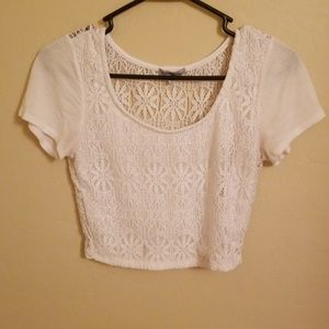 Lace crop top
